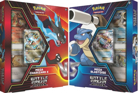 Pokémon Battle Arena Decks - Mega Charizard X vs. Mega Blastoise