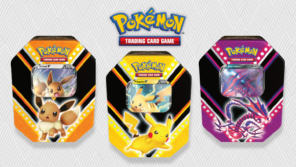 Pokémon V Power Tins - představení produktu - září