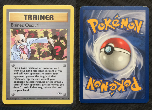 Stav karty Pokémon good-