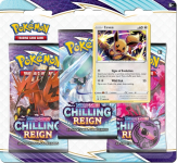 Pokémon TCG Chilling Reign 3-Pack Blister Eevee CZ