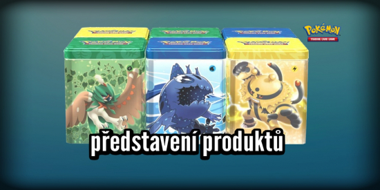 Pokémon TCG Stacking Tin - představení produktu cz sk