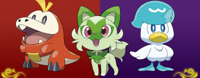 Pokémon Scarlet a Violet startovní Pokémoni