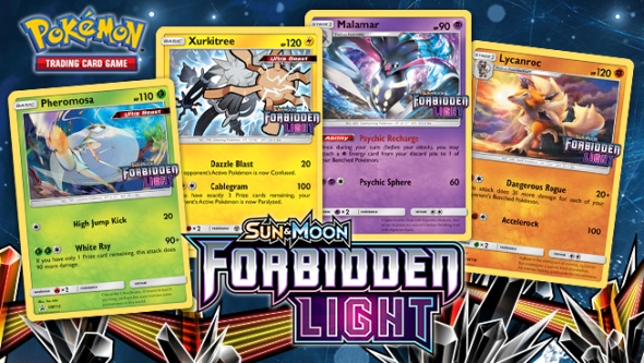 Prerelease proma z Pokémon Sun and Moon - Forbidden Light