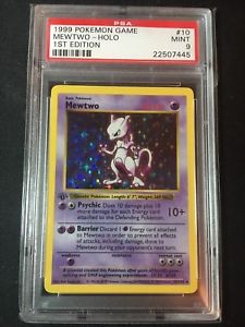 Holografický Shadowless Mewtwo First Edition