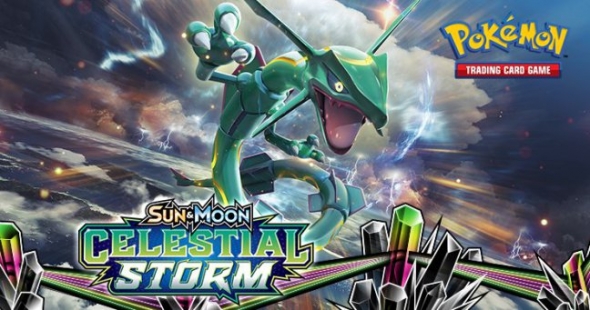 Pokémon Sun and Moon - Celestial Storm theme banner