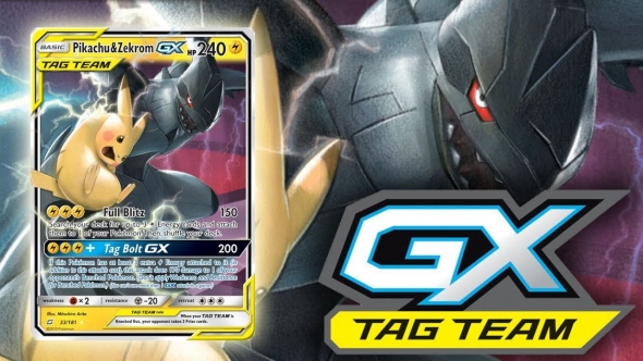 Pikachu and Zekrom GX TAG TEAM - header