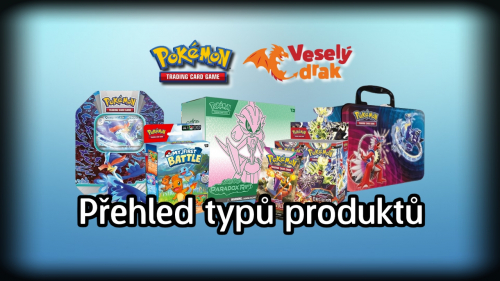 Přehled typů produktů Pokémon 2024