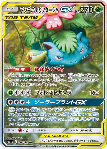 Venusaur and Snivy-GX