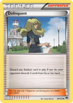 Pokémon karta Delinquent