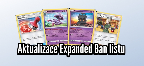 Pokémon TCG - Aktualizace expanded Ban listu