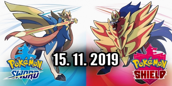 Pokémon generace Sword and Shield vychází 15. 11. 2019