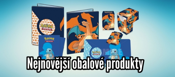 Pokémon - alba, obaly, krabičky a herní podložky