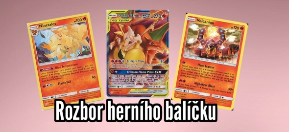 Rozbor Pokémon TCG herního balíčku Charizard and Braixen GX