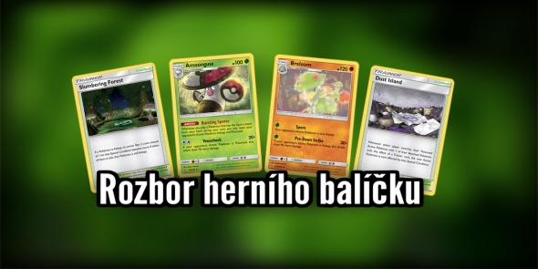 Rozbor Pokémon TCG herního balíčku Amoonguss a Breloom