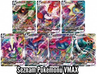 Pokémon Rebel Clash všichni Pokémoni VMAX