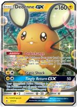 Pokémon karta Dedenne-GX