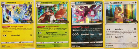 Pokémon TCG Darkness Ablaze pre-release promo karty