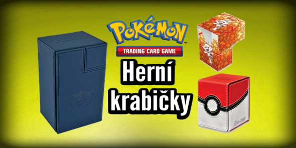 Pokémon - herní krabičky na Pokémon karty