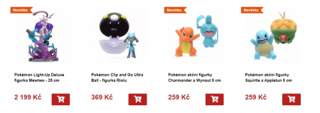 Pokemon TCG figurky na vánoce CZ SK