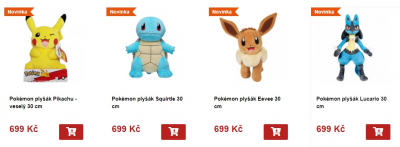 Pokemon TCG plyšáci na vánoce CZ SK