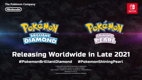 Pokémon Briliant Diamond and Shining Pearl