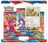 Pokémon TCG Battle Styles 3 pack Blister Eevee CZ