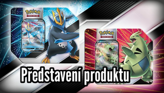 Pokémon TCG V Strikers Tin - Tyranitar V a Empoleon V - představení produktu