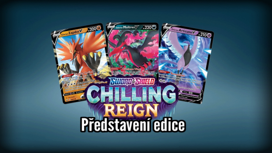 Pokemon TCG Chilling Reign překlad karet CZ