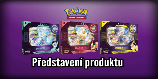 Pokemon TCG Vaporeon VMAX, Jolteon VMAX, Flareon VMAX Premium Collection CZ SK veselý drak