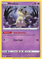 Pokemon karta MImikyu Promo CZ SK z boxu