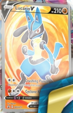 Lucario V Full Art CZ Popisek