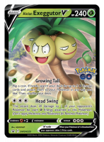 Pokémon TCG Pokémon GO Alolan Exeggutor V