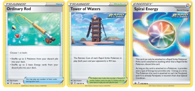 Pokemon TCG Ordinary Rod Spiral energy