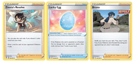 Pokemon TCG Zinnia Lucky egg