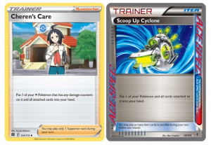 Cheren's Care Scoop Up Cyclone pokemon karty