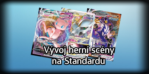 Pokémon TCG vývoj herní scény na standardu 2022