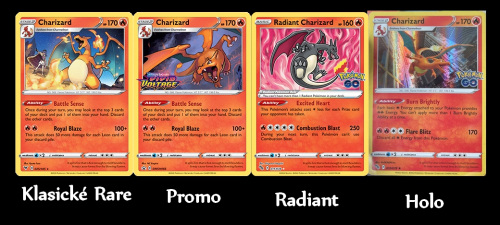 Hodnota karty Charizard Pokemon cz sk