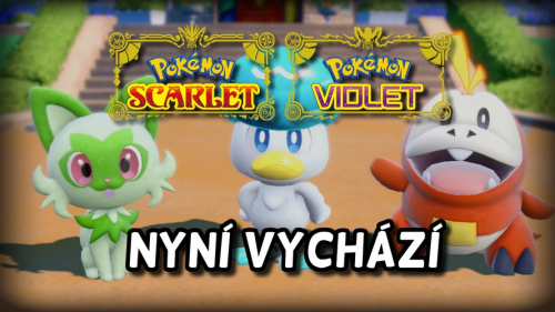 Pokémon Scarlet a Violet oficiální vydání právě vychází