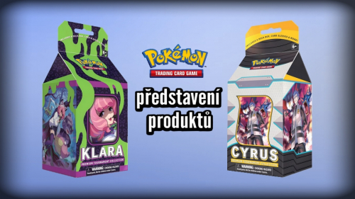 Pokémon TCG Klara Cyrus Premium Tournament Collections cz sk