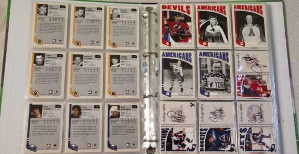 Hokejové karty NHL sbírka staré legendy
