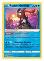 Pokémon TCG Greninja radiant cz sk