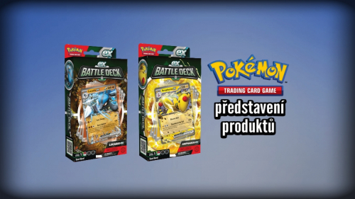 Pokémon TCG Lucario Ampharos ex battle deck - představení produktů cz sk