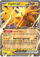 Pokémon TCG 151 set Zapdos ex promo karta