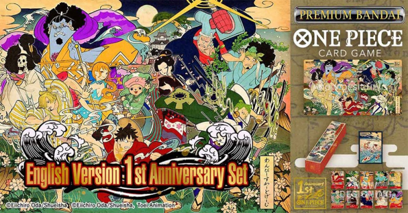 One Piece TCG English Version 1st Anniversary Set